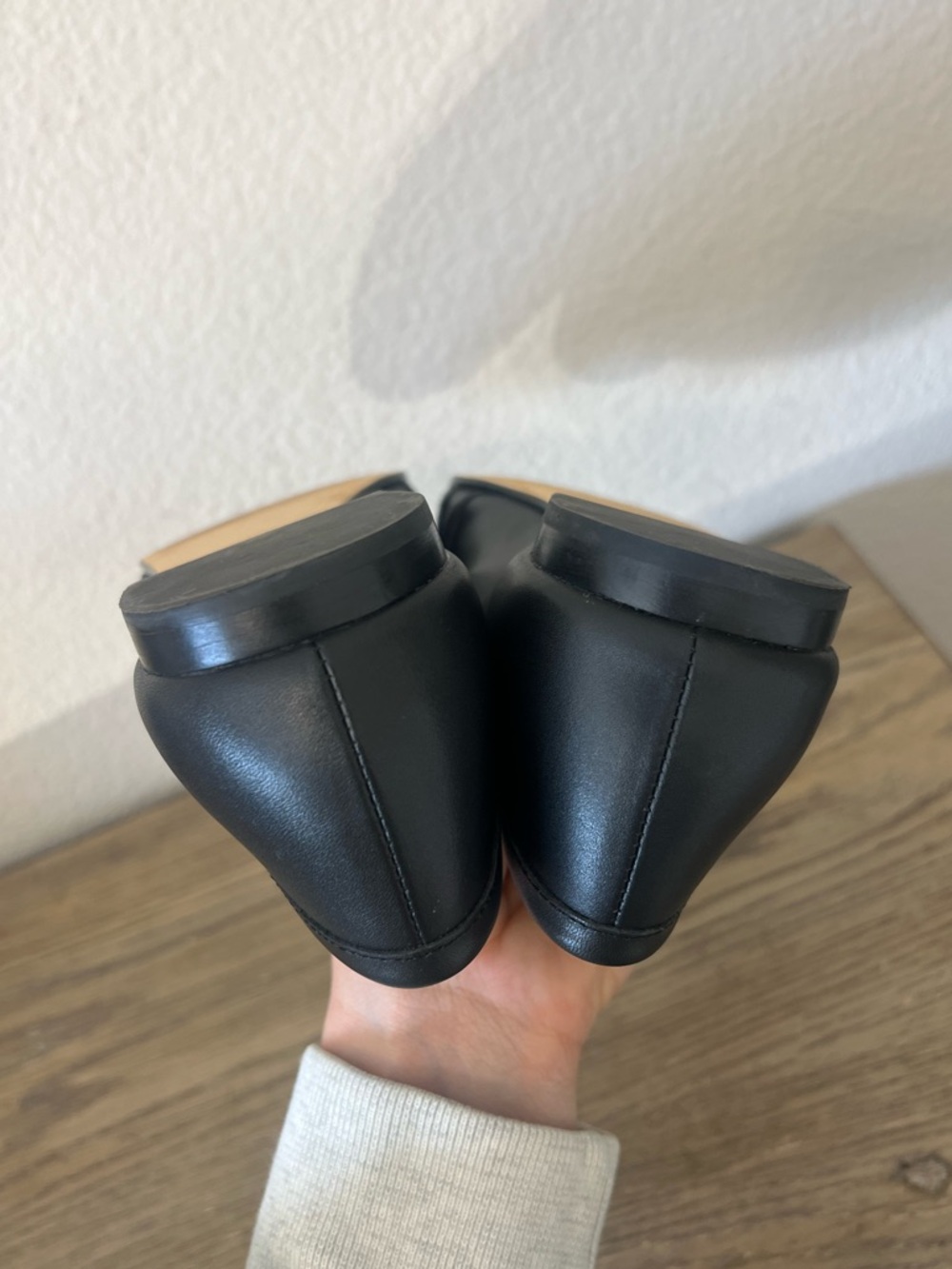 Stuart Weitzman Kenna black leather loafers menswear inspired sz 10 office - Picture 12 of 12